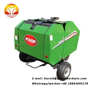 Mini round hay baler hot selling square hay baler pine straw baler for sale