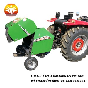Mini round hay baler hot selling square hay baler pine straw baler for sale