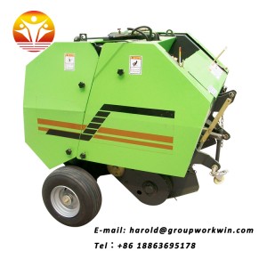 Agricultural Mini Type Tractor Towed Walking Straw Baler