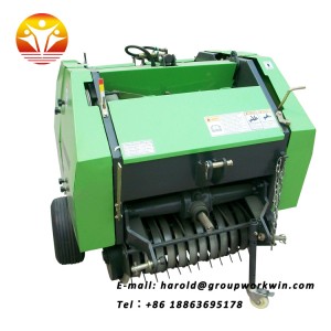 Agricultural Mini Type Tractor Towed Walking Straw Baler