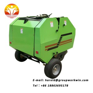 Agricultural Mini Type Tractor Towed Walking Straw Baler