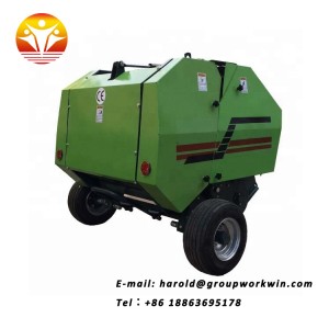 Manufacturer CE hydraulic small round hay baler with factory price
