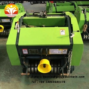 Manufacturer CE hydraulic small round hay baler with factory price
