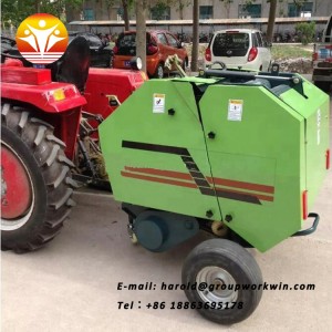 Manufacturer CE hydraulic small round hay baler with factory price