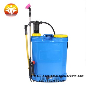 20L/5gallon battery powered high pressure agricultural industrial pump sprayer