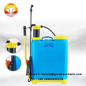 20L/5gallon battery powered high pressure agricultural industrial pump sprayer