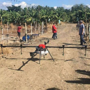 RTK crop Plant protection uav drone for agricultural spraying