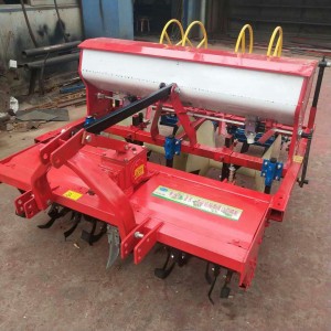 Tractor to drive 4 rows of miscellaneous grains seeder machine
