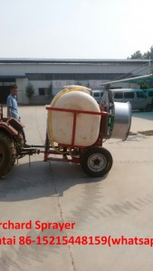 wheel type orchard sprayer 2000L capacity