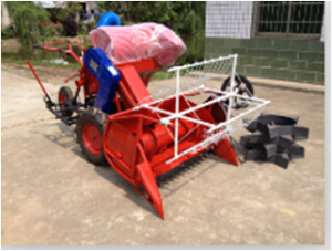 wheel type rice wheat harvester/4lz-0.6 mini combine harvester/wheat paddy harvester