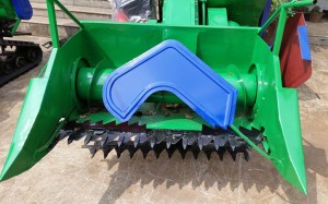Crawler Type Mini Harvester, Mini Combine Harvester, Wheat Rice Harvester