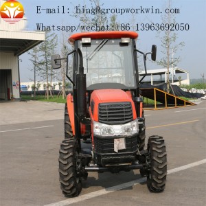 Wheel Tractor Type and CE Certificate Chinese 35hp 4wd small farm tractor with front end loader