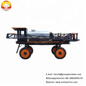 Agricultural Self Propelled Four-Wheel Drive Pesticide Spraying Power Agriculture Boom Sprayer Machinery