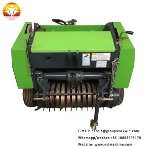 good quality mini round hay straw baler