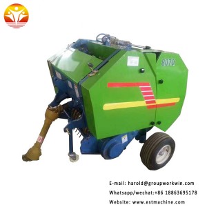 good quality mini round hay straw baler