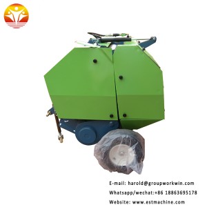 good quality mini round hay straw baler