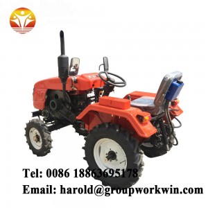 4 wheel mini agricultural machinery tractor / small compact farm mini tractor 4wd for sale