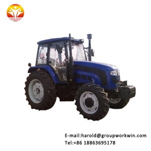Tractor with diesel engine for agriculture