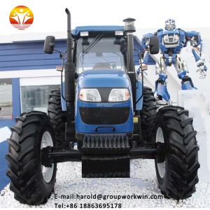 Tractor with diesel engine for agriculture
