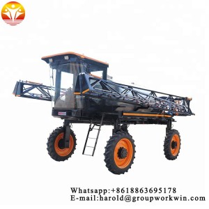 Agricultural Self Propelled Four-Wheel Drive Pesticide Spraying Power Agriculture Boom Sprayer Machinery