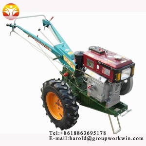 Modern two wheel rubber walking tractor price