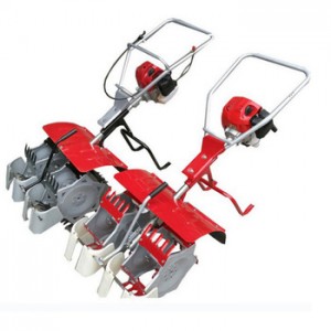 Hot-selling gasoline-powered paddy field weeder Home use two row paddy field special mower