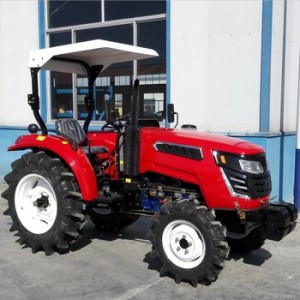 40hp farm tractor with paddy field tire and sun-shade
