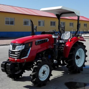 40hp farm tractor with paddy field tire and sun-shade