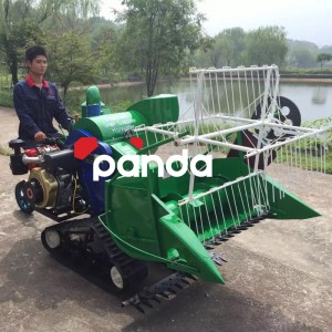 4LZ-0.8 mini rice combine harvester