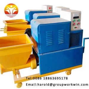 Wall Hand Held Cement Plastering Machine Mortar Concrete Spraying Grouting Machine