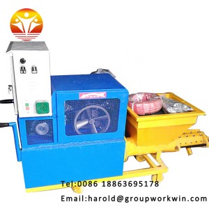 Wall Hand Held Cement Plastering Machine Mortar Concrete Spraying Grouting Machine