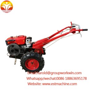 CE newest multifunctional 12hp walking hand tractor