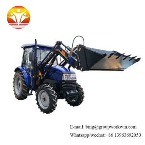 Best price 4wd cheap 50hp farm tractor with front loader