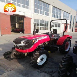 80HP 4x4 farm tractor with cabin