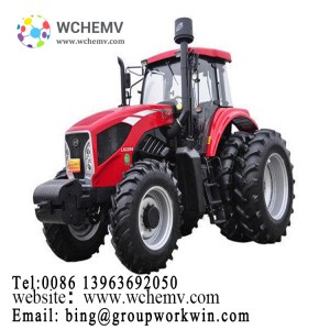 Chinese Cheap Farm small 30hp 40hp 4wd compact tractor Mounted frond end loader with bucket for sale