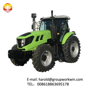 high power 4wd 110 HP farm tractor with AC cabin