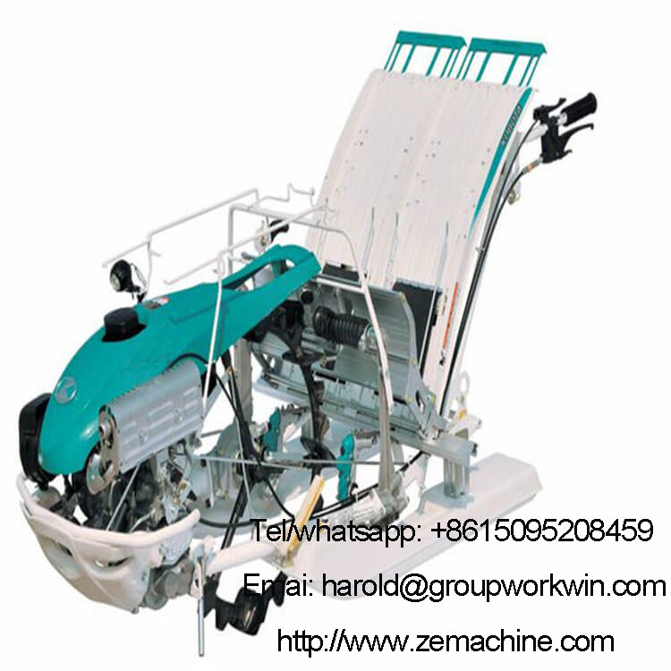 4 rows walking rice planter seedling machine