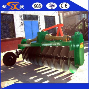 Large Tractor Matched with Strong Rotary Disc Tiller