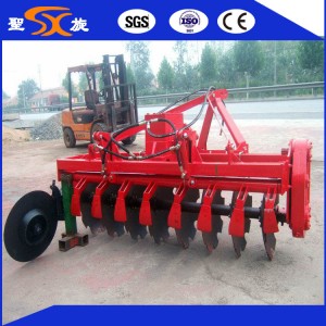 Single Side-Gearbox Transmission Square Beam Disc Harrow with 8 Gap Discs